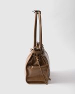 Prada Bonnie Large Leather Handbag - Image 7